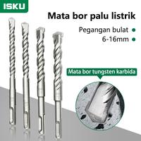 Gambar Mata Bor Listrik SDS Plus untuk Beton drill bit sds plus 6 8 10 12 14 16 mm - 1 set 6pcs dari ISKU Tools Official Store undefined 1 Tokopedia