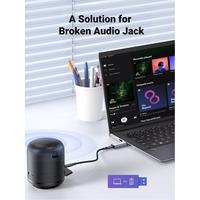 Gambar UGREEN Adapter USB to Audio 3.5mm TRRS for Laptop PS4 PS5 Nintendo Switch External Stereo Sound Card Mic - Gray dari Ugreen Indonesia by UniTAG undefined 3 Tokopedia
