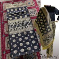 Gambar Songket Palembang ATBM Motif Cantik Manis Gold Bermacam Motif & Warna - Coklat, Kain Saja dari Songket Cek Ipah undefined 4 Tokopedia