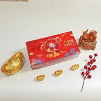 Gambar Box Kue Keranjang Imlek isi 2 Cake Sincia Happy Chinese New Year Ukuran 20x10x6 cm dari felisita sleonita shop undefined 1 Tokopedia