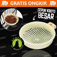Gambar Cepuk Kroto Plastik Mika Besar Ebod Jaya Wadah Pakan Kroto Ulat Voer Burung Kacer Cucak Jalak Pleci Pemakan Serangga Tempat Makan Burung Anis Kacer Jalak Suren Wadah Ulat Pakan Burung dari Anggun Official_NEW undefined 1 Tokopedia
