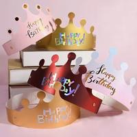 Gambar Topi Kertas Mahkota Pesta Ulang Tahun Crown Party Hat Happy Birthday Kertas - topi rose gold dari Balon Murah Malang undefined 1 Tokopedia