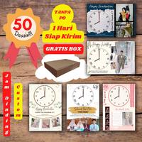 Gambar Jam Dinding Foto Custom Ukuran 20x30 ( Hadiah Wisuda Graduation Birthd - SP 25 dari Sayuha Store undefined 1 Tokopedia
