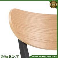 Gambar Kursi Bar Tinggi Cokelat Informa Barstool Bangku Bar Axby Kursi Cafe Restoran Bar Chair Natural Brown dari BandungOnlineStore_NEW undefined 5 Tokopedia