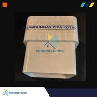Gambar Sambungan/Sok Pipa Kotak untuk Talang Alderon dari Alderon Polycarbonate undefined 4 Tokopedia