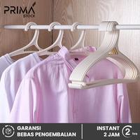 Gambar Gantungan Hanger Baju Plastik Dewasa 10 pc / set Premium 061 dari Prima Stock undefined 1 Tokopedia