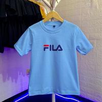 Gambar Kaos Anak Laki Laki FILA 1-11 Tahun Cotton Combed 30s Baju Kaos Anak - Biru Muda, XXL dari BabaKidsswear undefined 3 Tokopedia