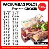 Gambar Plastik Vacuum Makanan | Vakum Bag| Vacuum Sealer Polos VARIAN SATUAN - 16,5 X 27,5 CM dari kilat packing undefined 1 Tokopedia