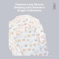 Gambar Carrol n Barrol Long Sleeve Pajamas - Piyama Anak - Piyama Tencel - Sleeping Animals Collections - Sleeping Blue, 3-4 Years dari Carrol Baby undefined 2 Tokopedia