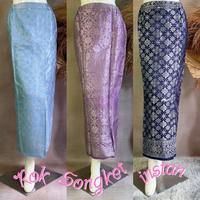 Gambar Rok Songket Span Bawahan Kebaya Wanita/Rok Span Songket Langsung Pakai/Rok Instan Songket Wisuda - BIRU SILVER, SIZE 1 dari Matahari Fashion Store undefined 3 Tokopedia