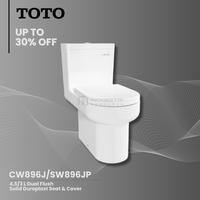 Gambar Closet Duduk TOTO CW896J / SW896JP + TC880SJ Soft Closing (305mm) dari Indoestri Bangunan undefined 1 Tokopedia