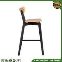 Gambar Kursi Bar Tinggi Cokelat Informa Barstool Bangku Bar Axby Kursi Cafe Restoran Bar Chair Natural Brown dari BandungOnlineStore_NEW undefined 4 Tokopedia