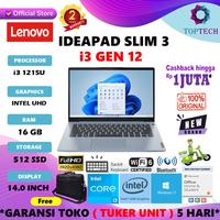Gambar Laptop Lenovo IdeaPad Slim 3 Core i3 1215U 16GB 512ssd 14.0FHD OHS - 8GB 256SSD, Non Bundling dari Top Tech Comp undefined 1 Tokopedia