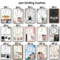 Gambar Jam Dinding Foto Custom Ukuran 20x30 ( Hadiah Wisuda Graduation Birthd - SP 25 dari Sayuha Store undefined 3 Tokopedia