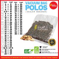 Gambar VACUUM BAG POLOS / PLASTIK VACUUM DELKOCHOICE UKURAN BESAR SATUAN - 16,5 X 27, 5CM dari kilat packing undefined 1 Tokopedia
