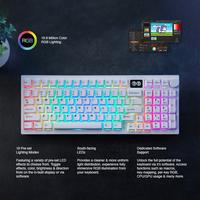 Gambar TECWARE SPECTRE 96 3-Mode gasket mounted wireless gaming keyboard w/LCD and Knob - RED/BLACK dari Tecware Indonesia undefined 3 Tokopedia