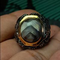 Gambar CINCIN BATU AKIK NUSANTARA SUMATRA - PAMOR KANTONG SEMAR - SERAT SULAIMAN CRYSTAL - BNS014 dari Sigertengah Gemstone undefined 1 Tokopedia