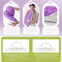 Gambar Tpe Deep Sleep Lattice Honeycomb Pillow Pressureless Comfort Breathable Zoned Pressure Relief Cervical Protection Sleep Aid - 1pcs pillow, 50x35 dari Fazrin Calandra undefined 2 Tokopedia