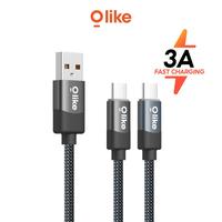 Gambar Kabel Data Olike D112C Kabel Data Type C Fast Charging 3A - Type C Black dari STONES ACC 89A undefined 1 Tokopedia