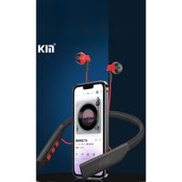 Gambar IZZY  KM KL19 Sport Bluetooth 5.2 Earphone Wirelesss Headset Handfsree neckband sport earphones Handsfree - Red dari Izzy Audio undefined 2 Tokopedia