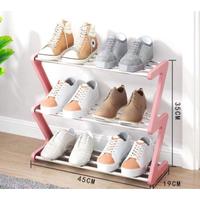 Gambar RAK SEPATU ZIGZAG 3 SUSUN/RAK SEPATU SERBAGUNA Z SHAPE SHOE RACK - 3LAYERBLACK dari MYHOMESTUFF168 undefined 3 Tokopedia