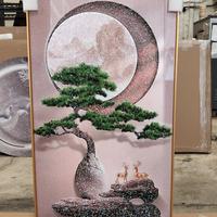 Gambar Lukisan Porcelain Painting Premium - Tanaman Mewah - 5D Diamond - Hiasan Dinding - Motif 1, 30 x 60 dari Hannes Artisan undefined 5 Tokopedia