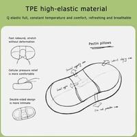 Gambar Tpe Deep Sleep Lattice Honeycomb Pillow Pressureless Comfort Breathable Zoned Pressure Relief Cervical Protection Sleep Aid - 1pcs pillow, 50x35 dari Fazrin Calandra undefined 3 Tokopedia