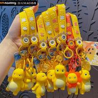 Gambar Gantungan kunci dino kuning nailong boneka lucu di NAILONG KEYCHAIN - F dari UNI TOYS 45 undefined 1 Tokopedia