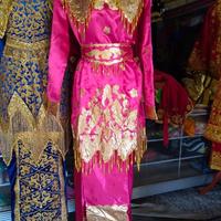 Gambar Set Baju Tari Pasambahan Persembahan Adat Padang Minang Wanita - selendang aja dari Vintage Vogy undefined 2 Tokopedia