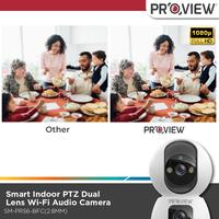 Gambar CCTV WIFI PROVIEW Smart Indoor PTZ Wifi Dual Lens Camera 3MP Hybrid 3 Night Vision Modes Audio - Camera Only dari SkyCCTV undefined 4 Tokopedia