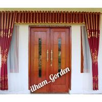 Gambar [READY] GORDEN PINTU UTAMA/DEPAN SATU SET BAHAN BLECKOUT BLUDRU MOTIF PRINT MAS dari ria lash undefined 4 Tokopedia