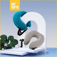 Gambar OHSOME SLADKO Snail Neck Pillow Bantal Leher Travel Memory Foam Bisa Dilipat Ringkas Praktis Di Perjalanan - Dark Grey dari Picky Finds mart undefined 4 Tokopedia