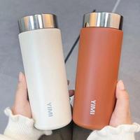 Gambar YI 230-450ml ni Thermos Mug Fashion Portable Pocket Vacuum Flask Coffee Tea Thermal Water Bottle Tumbler - Peach, 230ml dari Digital mart1 undefined 3 Tokopedia