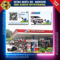Gambar Cetak Kartu QR BBM/Barcode My Pertamina-Proses Cepat (Gratis Card Holder) - Satu Muka dari mediaindo68 undefined 1 Tokopedia