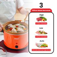 Gambar ELEK91 TAKAHI SLOW COOKER ELECTRICAL  CROCKERY POT 1.5 LITER / 3 LITER / 5 LITER/ 0,7 LITER - 1,5 L / Takahi dari Liana baby shop surabaya undefined 2 Tokopedia