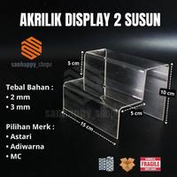 Gambar Akrilik Display 2 Susun/2 Tingkat Parfum Makeup Skincare - Display Tatakan 2 Susun/Tingkat Kosmetik - Display Seserahan dari PulenStore undefined 1 Tokopedia