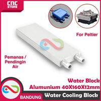 Gambar WATER BLOCK ALUMINIUM WATERBLOCK FOR PELTIER 40 160 12 MM COOLING SYSTEM - 40X160X12 dari CNC STORES undefined 1 Tokopedia