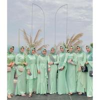 Gambar Paket Seragaman Bridesmaids/ Baju Nikah / Baju Wisuda / Seragaman keluarga - Rosgold, Paket 2m dari I N F I N I T Y ID undefined 1 Tokopedia