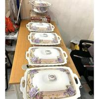 Gambar [PROMO] PRASMANAN KERAMIK/WADAH LAUK KERAMIK/WADAH SAJI KERAMIK/TEMPAT MAKANAN KERAMIK/BASI PRASMANAN VICENZA MOTIF MAGNOLIA dari restroute undefined 2 Tokopedia