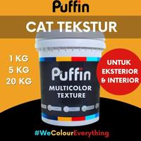 Gambar Cat Tekstur Puffin Texture Multicolour cat tembok Texture Batu Alam - 1 kg dari Blooming Gardens Store undefined 1 Tokopedia