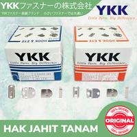 Gambar Hak Tanam / Kancing kait Merek YKK ORIGINAL Per box - HU dari Treejahit undefined 1 Tokopedia