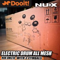 Gambar NUX DM 310 DM-310 All Mesh Head Digital Drum Elektrik Aux In Recording Set Big Size Snare & Tom dari Dooit Music Store undefined 4 Tokopedia