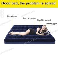 Gambar 【186X75X22cm】Sleefy Matras Tidur Kasur Angin Pompa Tiup Double Air Bed / Kasur Angin Termasuk Bantal kasur angin pompa otomatis kasur tiup Double Kasur Tiup Air Bed Queen Kemah Indoor dan Outdoor Anti-kempes Kasur - 191*99*25 dari Blessing Me Store undefined 5 Tokopedia