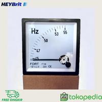 Gambar FREKUENSI METER ANALOG JARUM 72X72 45-55HZ TAB TERLARIS dari HEYBrit undefined 1 Tokopedia