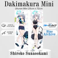 Gambar KIMAKURA Mini SUNAOOKAMI SHIROKO Blue Archive Bantal Anime Waifu Mini - Shiroko C, Sarung TC + ISI dari AK4all undefined 1 Tokopedia