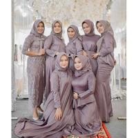 Gambar Paket Seragaman Bridesmaids/ Baju Nikah / Baju Wisuda / Seragaman keluarga - Rosgold, Paket 2m dari I N F I N I T Y ID undefined 5 Tokopedia