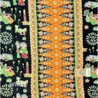 Gambar KAIN SARUNG BETAWI MOTIF ONDEL ONDEL - Orange dari I N F I N I T Y ID undefined 4 Tokopedia