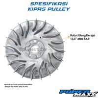 Gambar PAKET FULL UPGRADE KIRIAN CVT mio j m3 smile soul z s gear gt 115 125 karburator karbu fi racing - Pulley set ( Rumah Roller & Kipas Pulley ) + Mangkok Kampas Ganda + Per CVT + Roller + Per Kampas Ganda - powermaxx power max powermax dari CV PUTRA ANGGARA undefined 4 Tokopedia