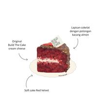 Gambar Red Velvet Soft Cake (Kue Ulang Tahun / Birthday Cake / Hampers) - Medium, Without Cheese dari Build The Cake undefined 4 Tokopedia