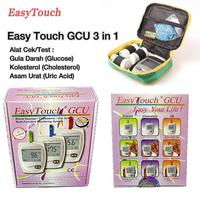 Gambar ALAT CEK EASY TOUCH GCU 3 IN 1 CEK GULA DARAH KOLESTEROL ASAM URAT dari BEDAMED undefined 2 Tokopedia